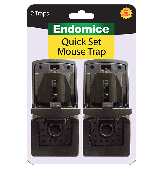 Endomice Quick Snap Mouse Trap Pk 2 – IDL Drugs